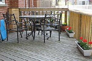 Back Deck w/ sound system