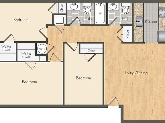 Explore the elegance of this spacious and efficient 3-bedroom layout, perfect for contemporary family living. Explore the elegance of this spacious and efficient 3-bedroom layout, perfect for contemporary family living.