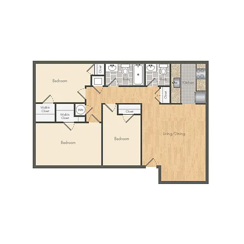 Floor plan 3AR