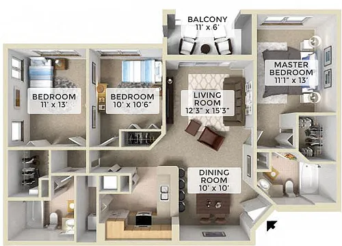 Floor plan Carnation