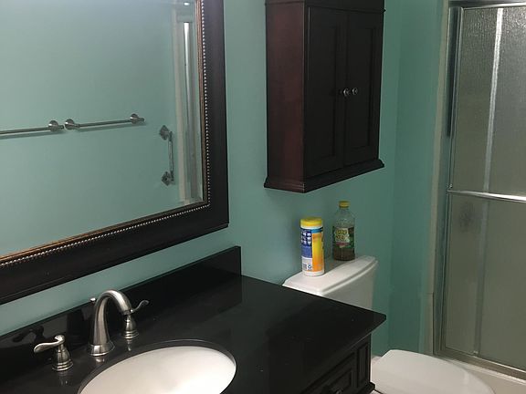 Bathroom. Large shower with seat.