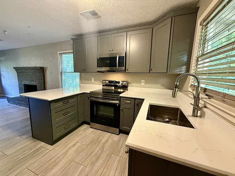 Open Kitchen and Living Room