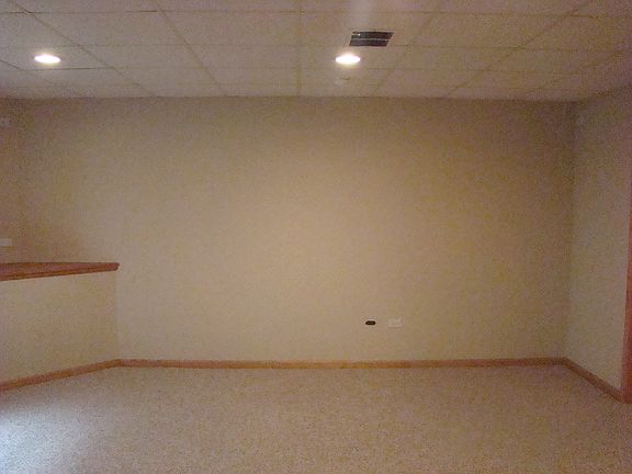 rec room in basement