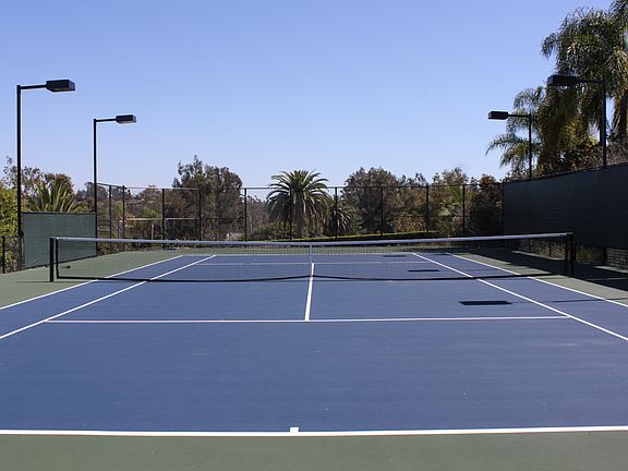 Lighted Tennis Court