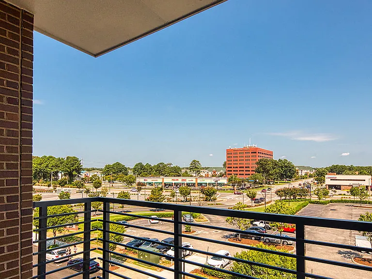 Balconies available in some apartments