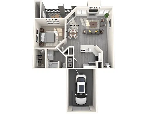 Floor plan A1-White