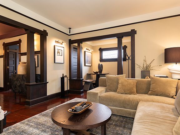 Living room and foyer