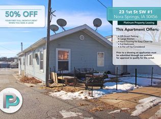 23 1st St SW APT 1, Nora Springs, IA 50458