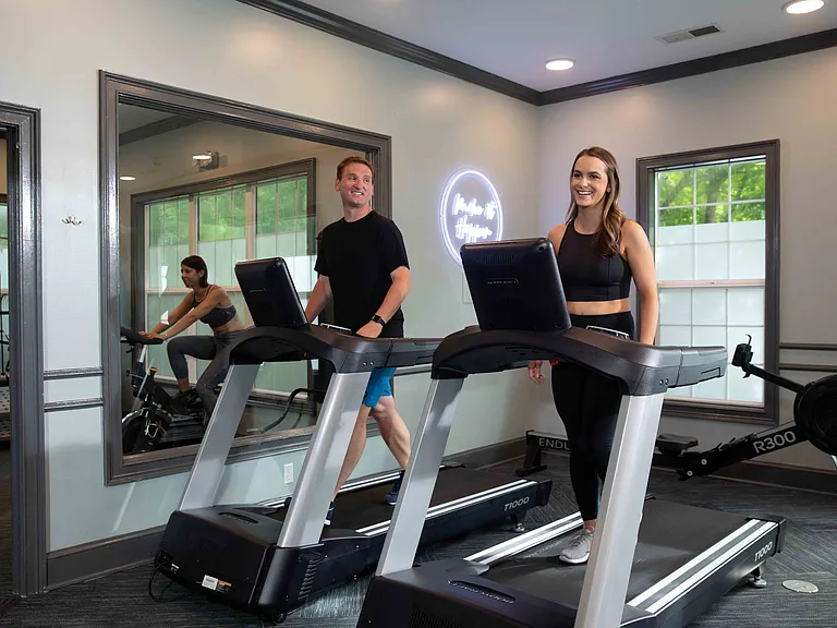 Fitness center with cardio equipment