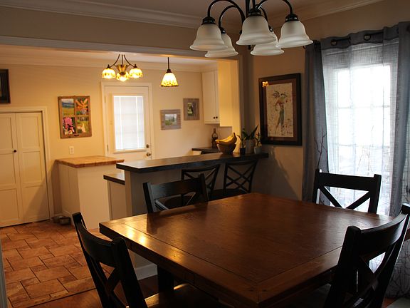dining room and kitchen