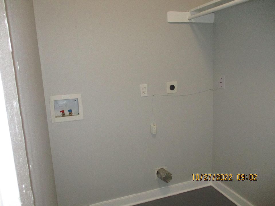 Washer / Dryer connections