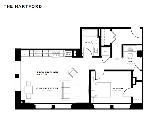 Floor plan The Hartford