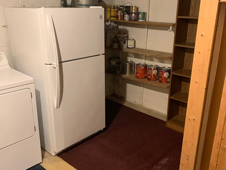 Basement laundry room