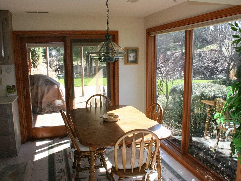 Patio view from dining