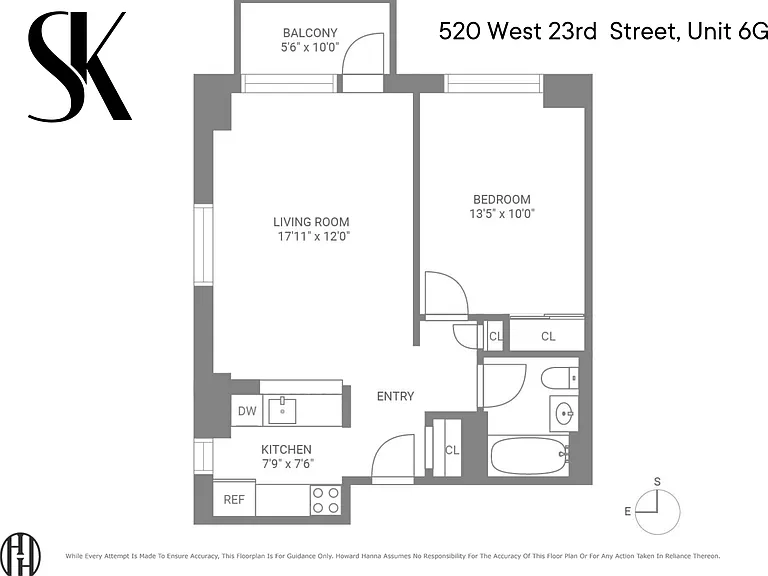 520 W 23rd St #6G — Photo 13