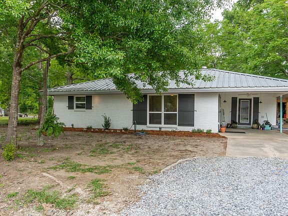 Widened parking w/ limestone