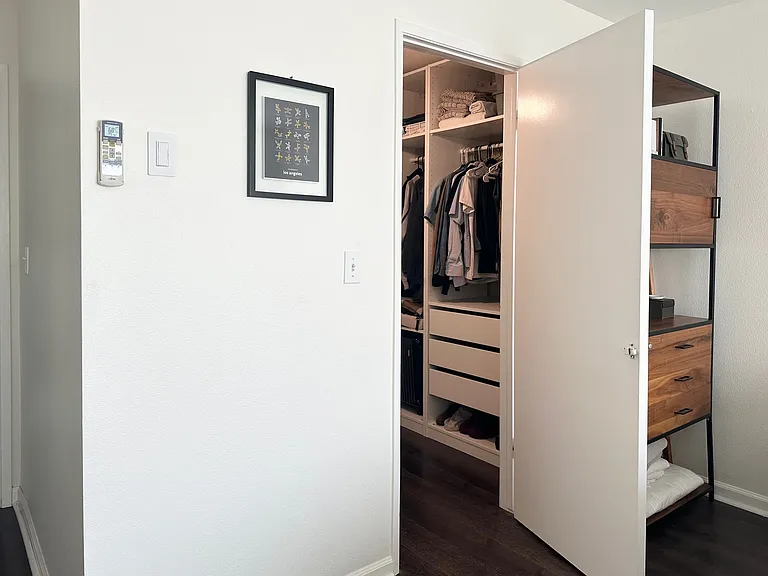 Walk in closet (in main bedroom)