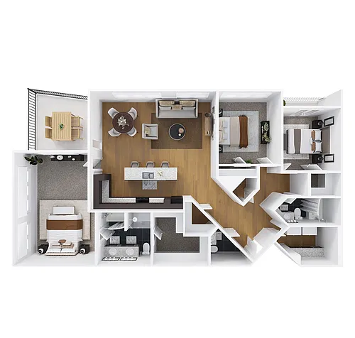 Floor plan C01CC