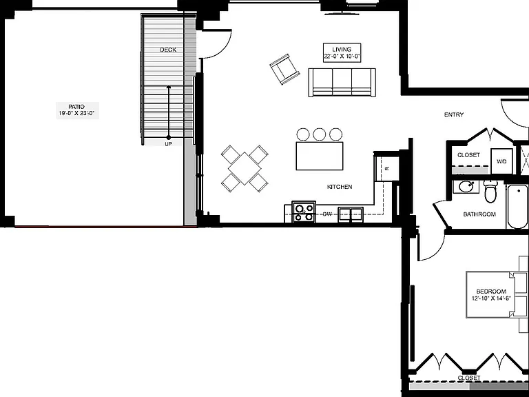 1 Bedroom - Unit 1125