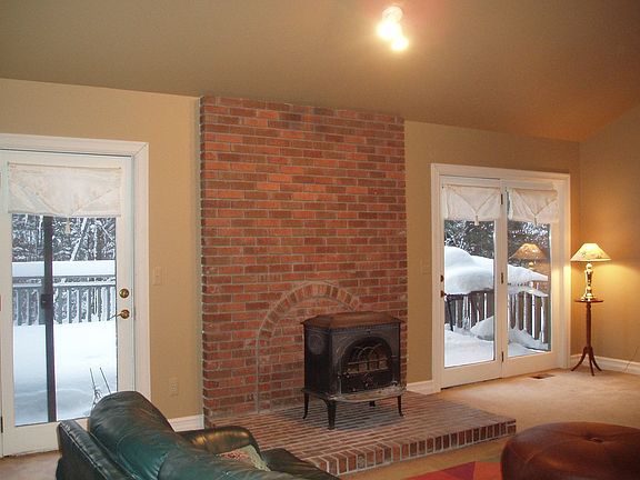 Great Room -Wood Burner