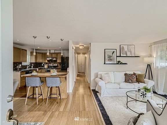 Enter to an open living area for the main living space