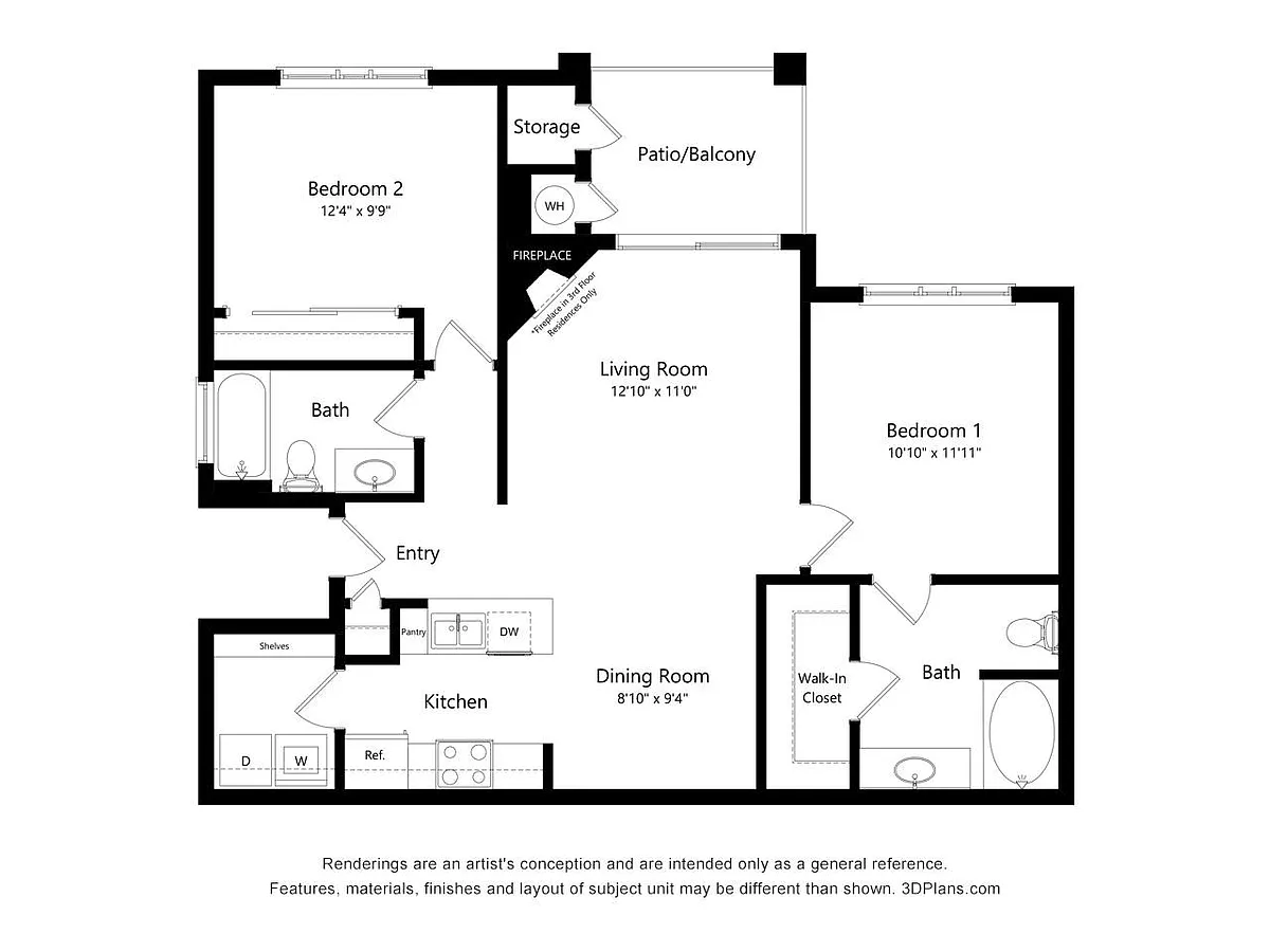 Floor plan The Arrowhead