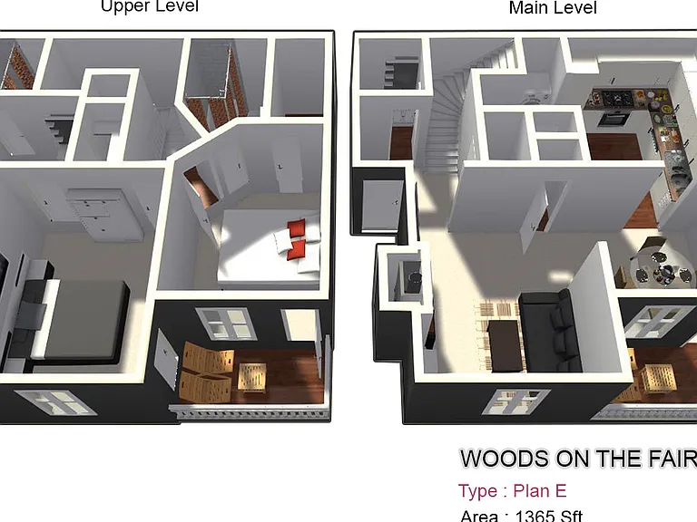 Two Bed / Two and a Half Bath - Townhome