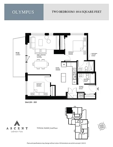 Floor plan 401