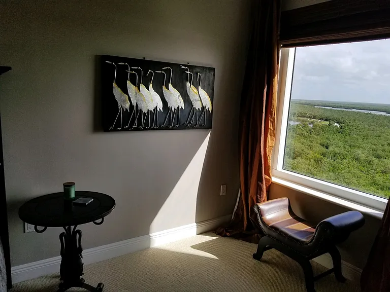 Master bedroom overlooking 10,000 islands
