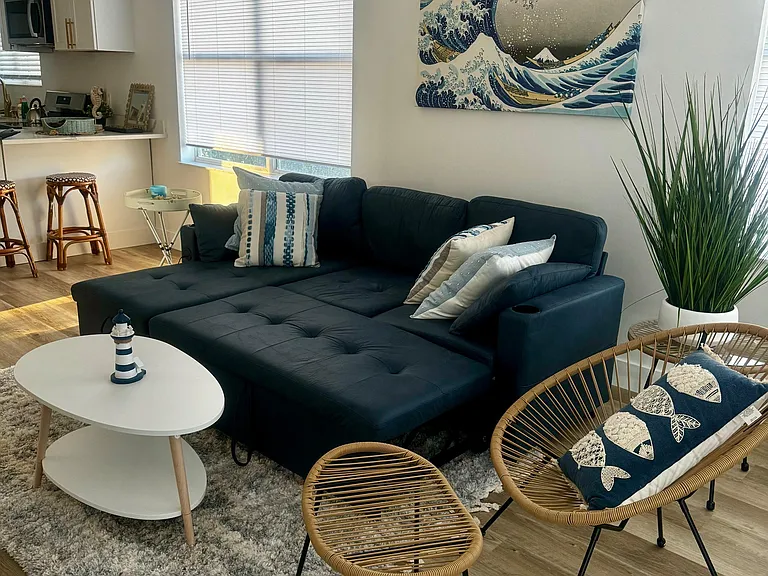 Living Room with Sofa Bed