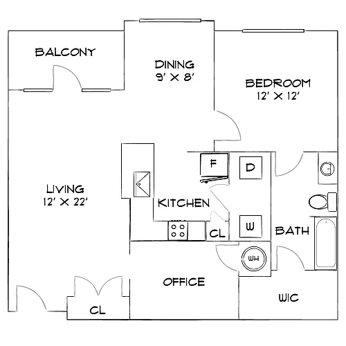 Floor plan Design 1D