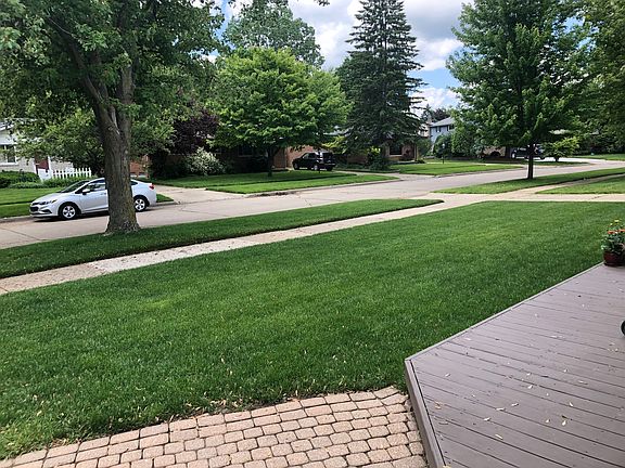 From driveway
