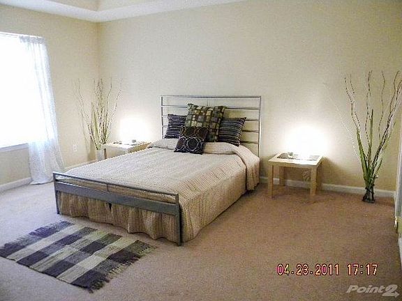 Trey ceiling with ceiling fan