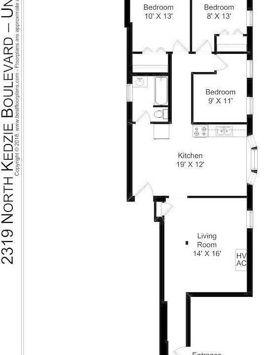 1st image of 2317 N Kedzie Blvd #2R