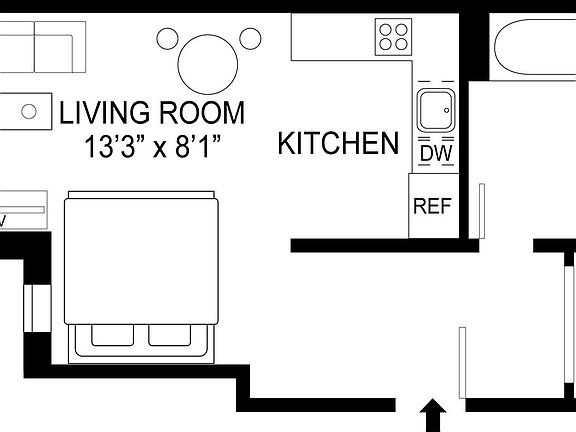 2nd image of 306 W 142nd St #A