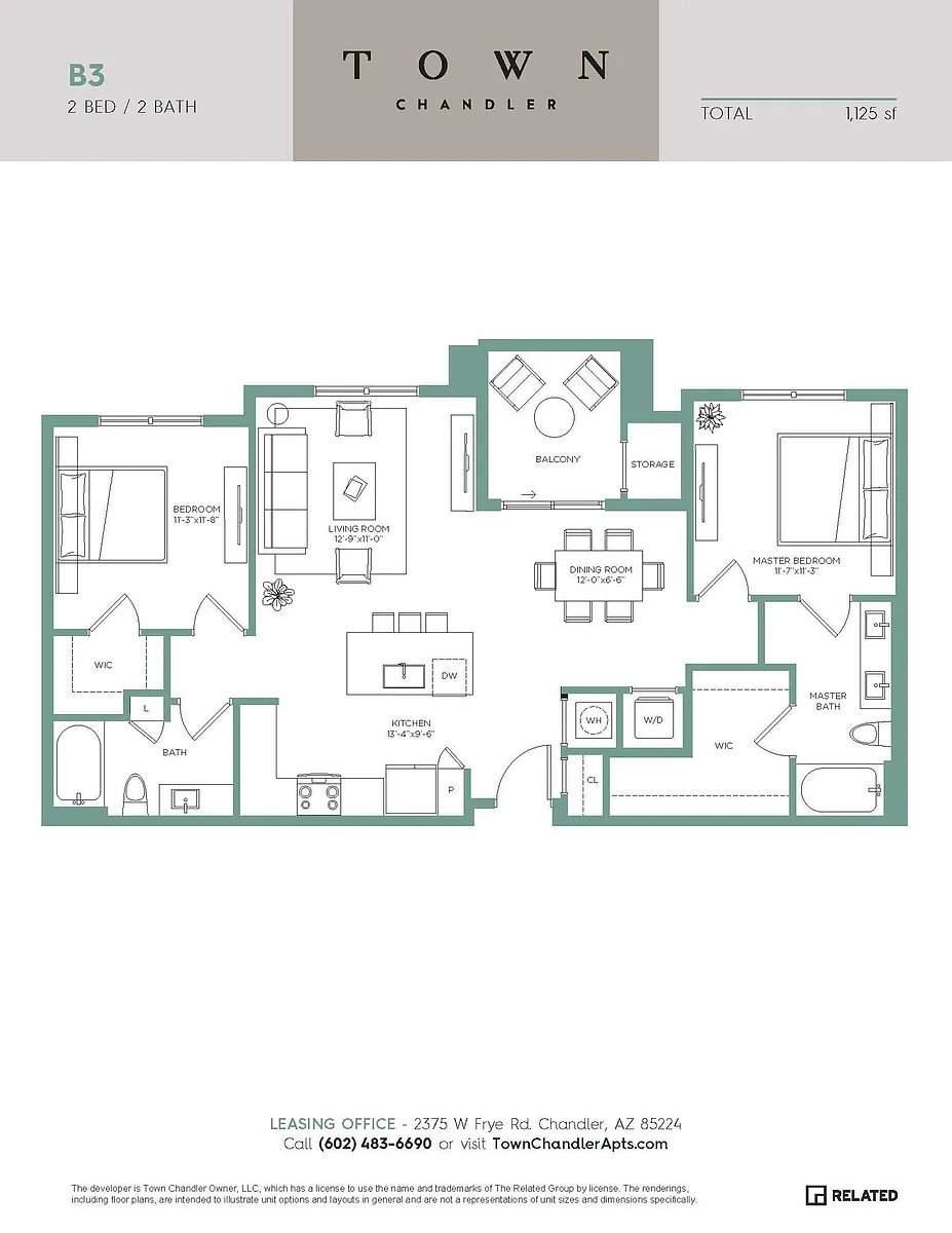 Floor plan B3