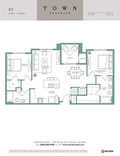Floor plan B3