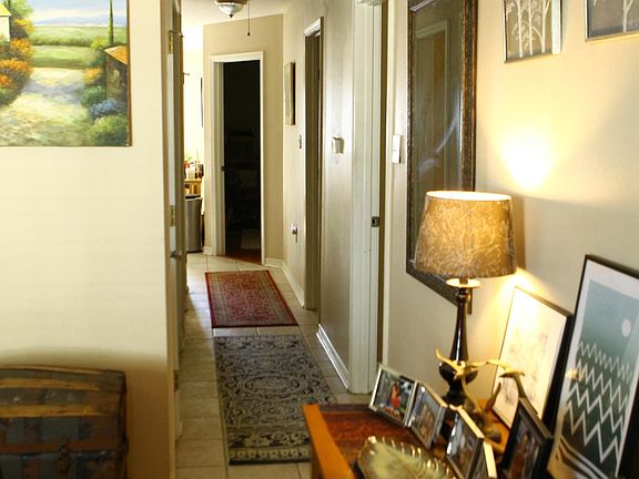 Hallway (office is to the immediate right, followed by bedroom 1, bathroom, and master bedroom at the end of hall)