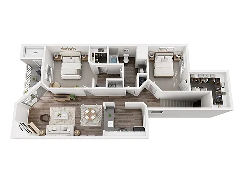 Floor plan Langley Upper