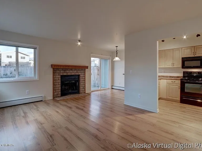 Living Room with Fireplace