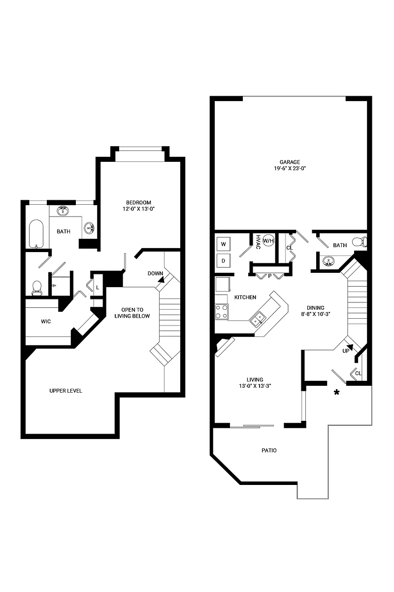 Floor plan La Plata Townhome