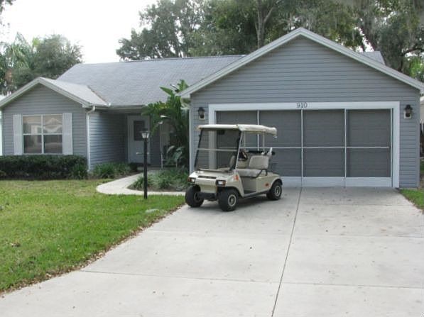 Front with included golf cart
