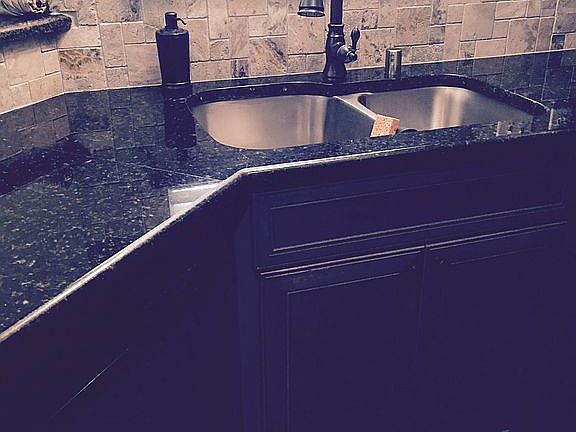 Granite and stainless steel 