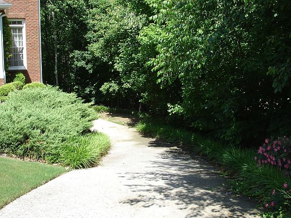 2nd driveway to Basement Exterior Entry