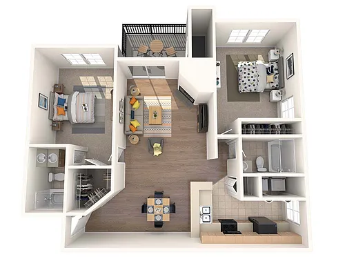 Floor plan B3