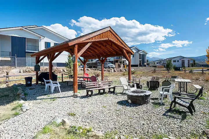 Community Gazebo and Gas Grill