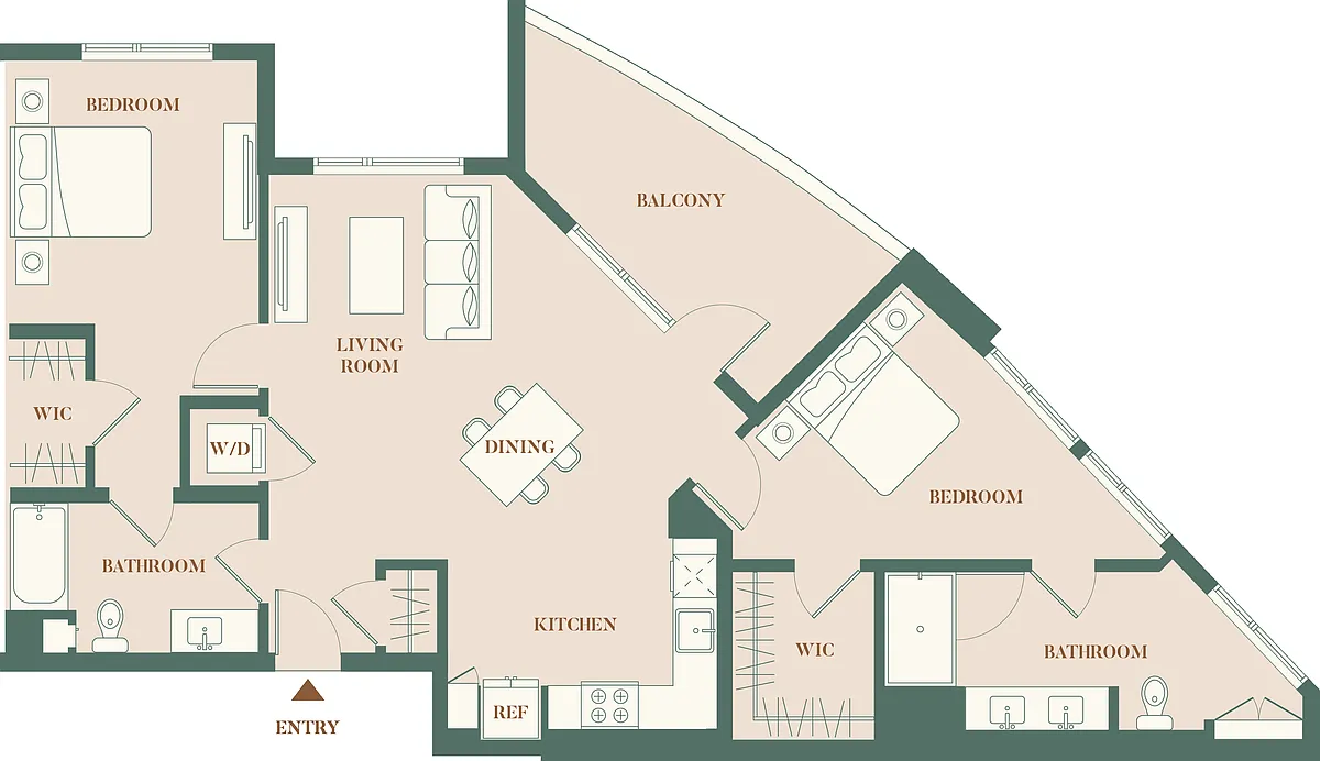 Floor plan 2C