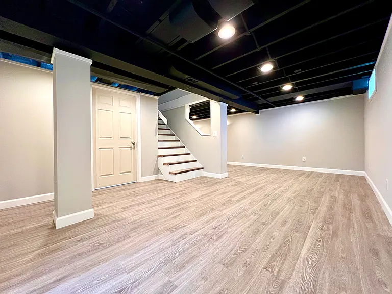 Finished basement.
