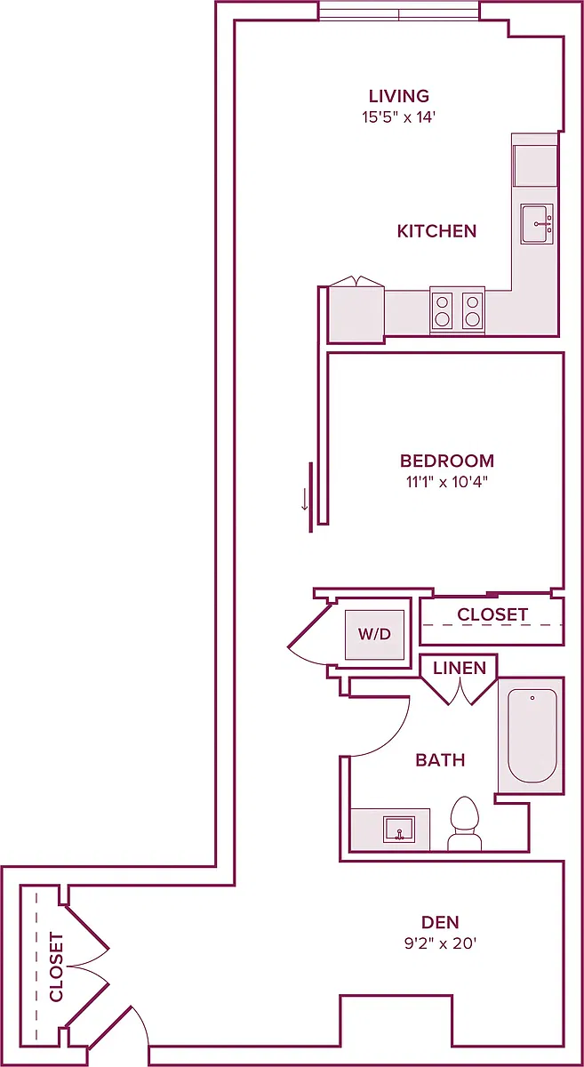 Floor plan A16D
