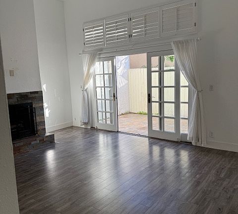 Doors leading to private patio